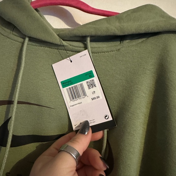 Nike Women’s Olive Green Hoodie - Picture 2 of 3